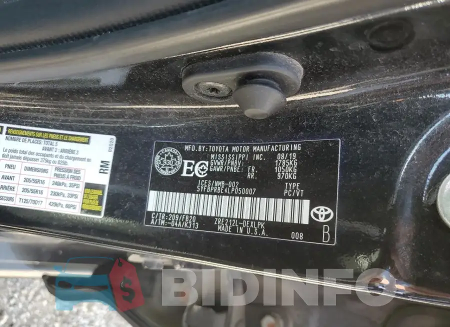 5YFBPRBE4LP050007 Photo# 12