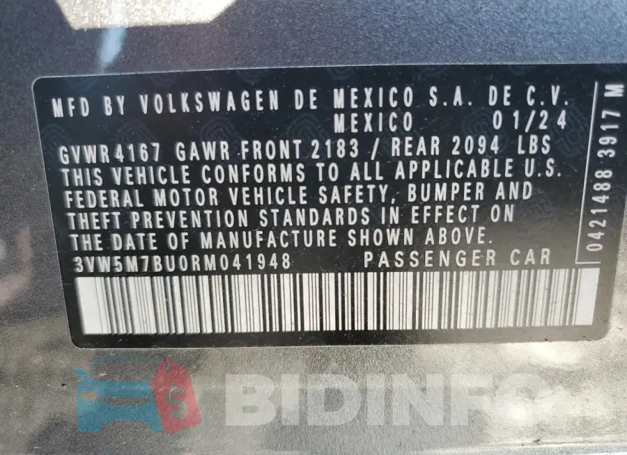 3VW5M7BU0RM041948 Photo# 13