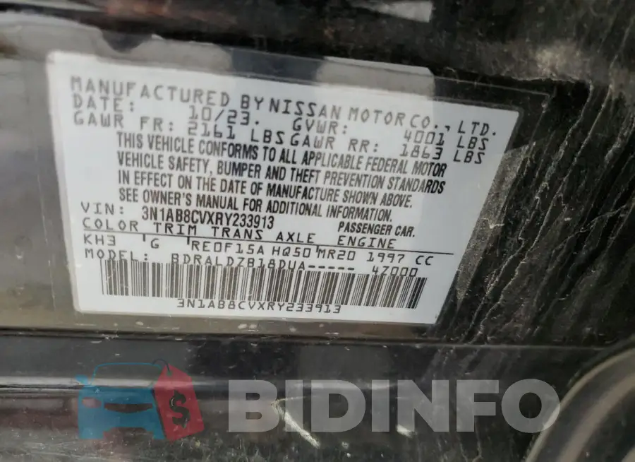 3N1AB8CVXRY233913 Photo# 12