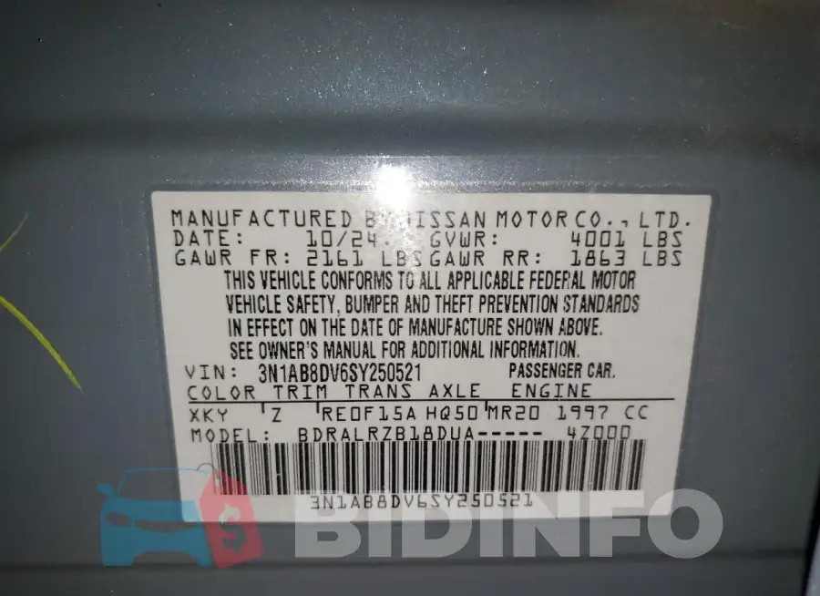 3N1AB8DV6SY250521 Photo# 12