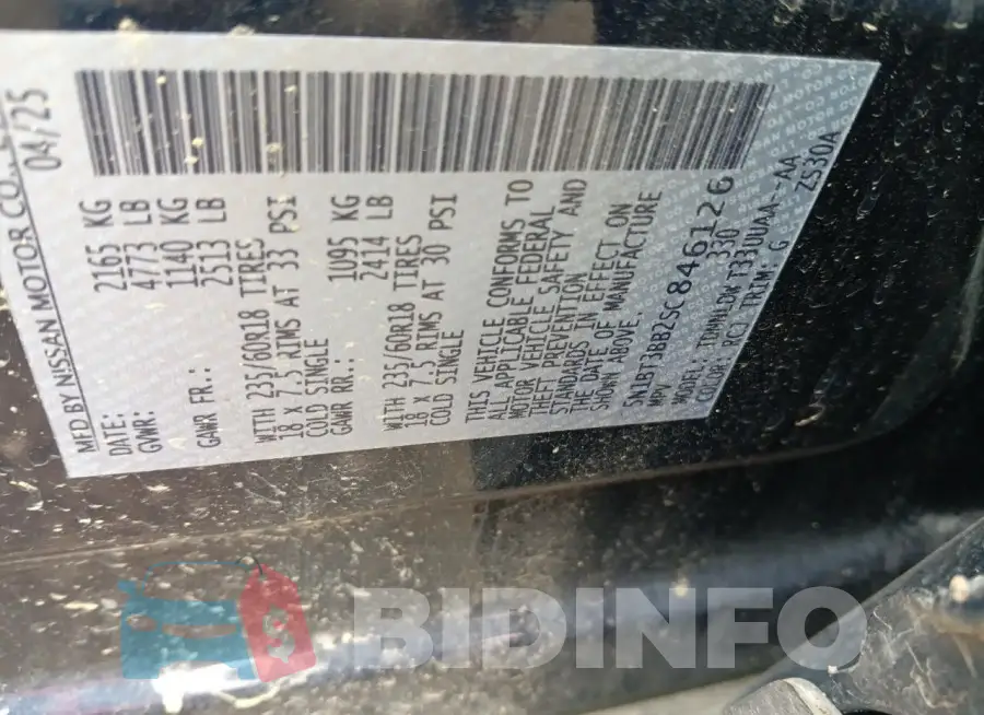5N1BT3BB2SC846126 Photo# 12