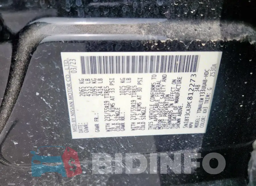5N1BT3CA3PC812273 Photo# 13