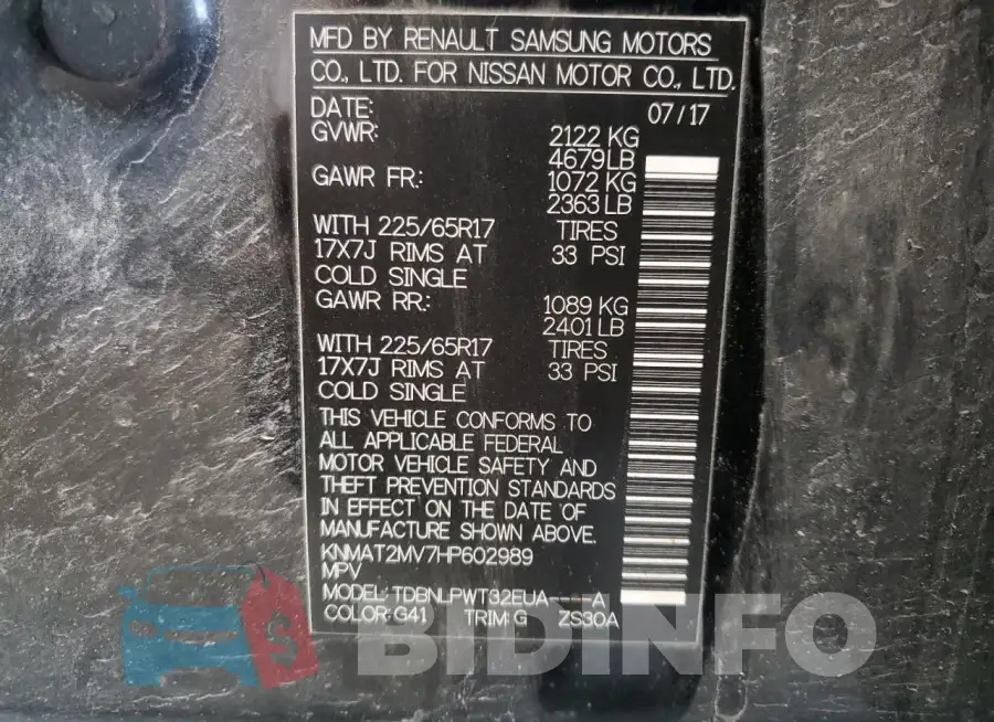 KNMAT2MV7HP602989 Photo# 13