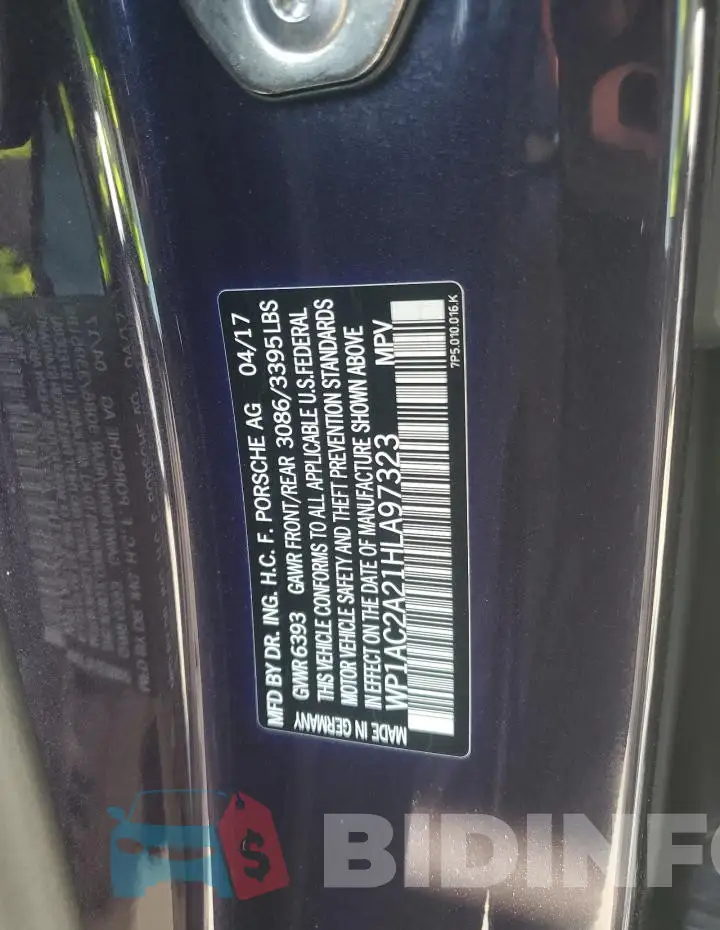 WP1AC2A21HLA97323 Photo# 14