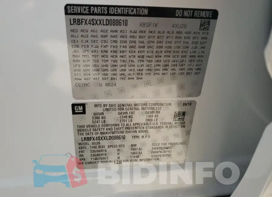LRBFX4SXXLD088610 Photo# 13