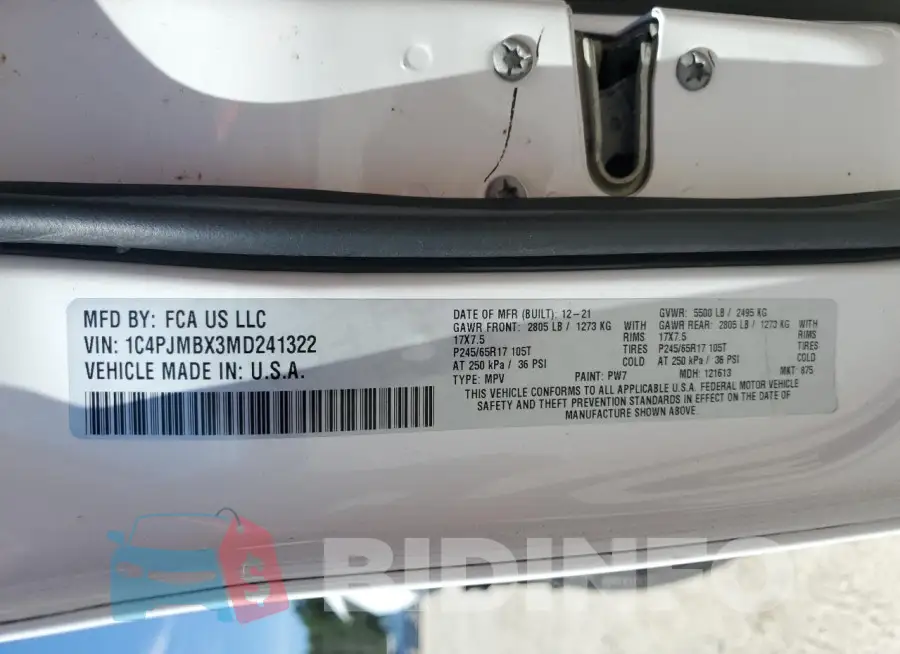 1C4PJMBX3MD241322 Photo# 14