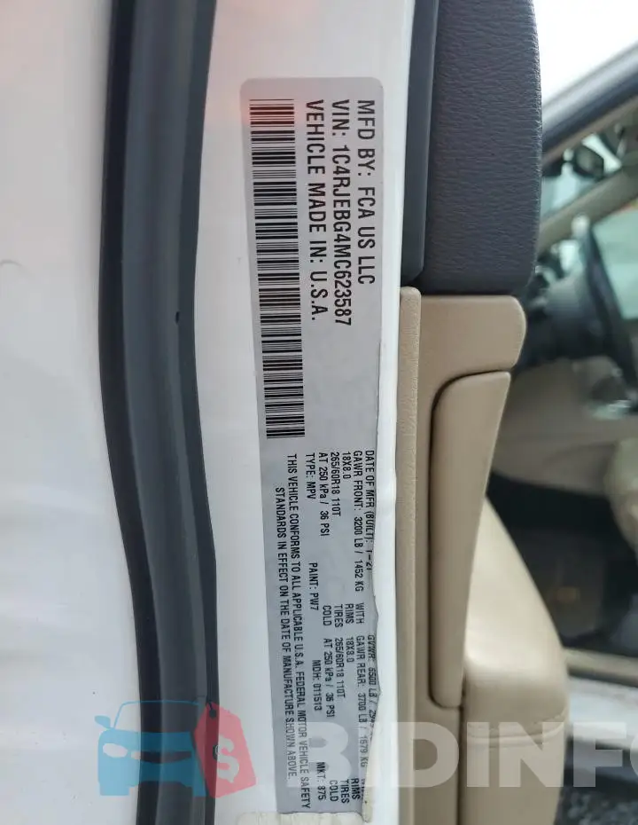 1C4RJEBG4MC623587 Photo# 12