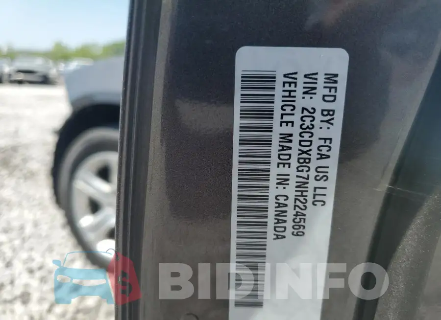 2C3CDXBG7NH224569 Photo# 12