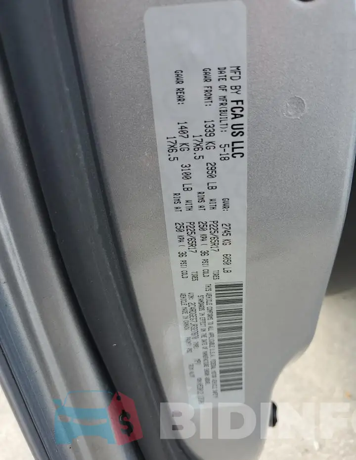 2C4RDGEG7JR327870 Photo# 14