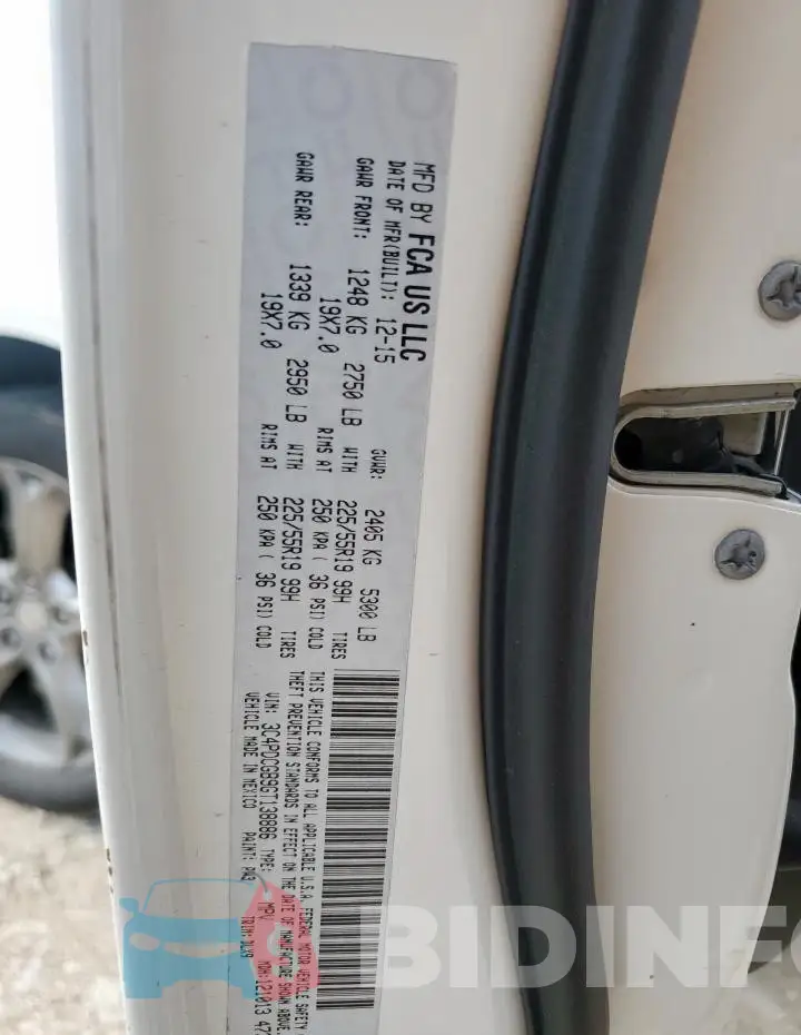 3C4PDCGB9GT138886 Photo# 13