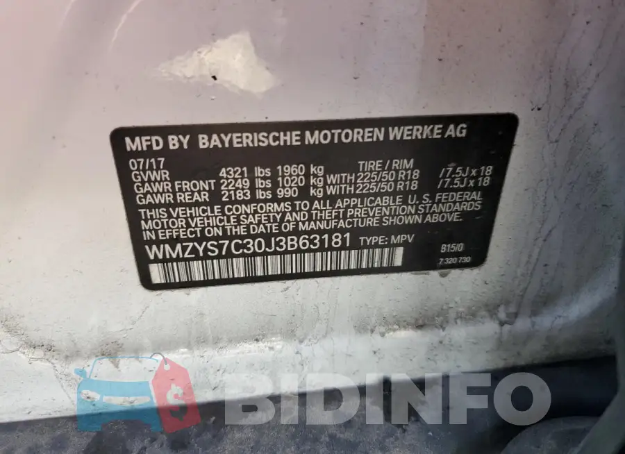 WMZYS7C30J3B63181 Photo# 12