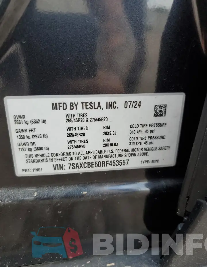 7SAXCBE50RF453557 Photo# 13