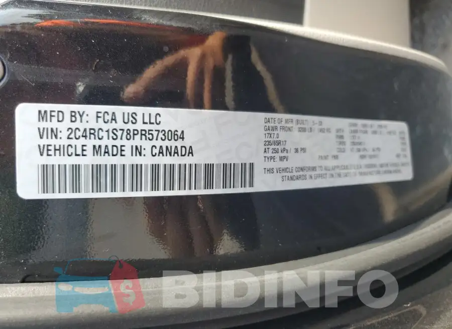 2C4RC1S78PR573064 Photo# 14