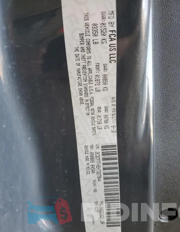 3C3CFFFH2HT527844 Photo# 12