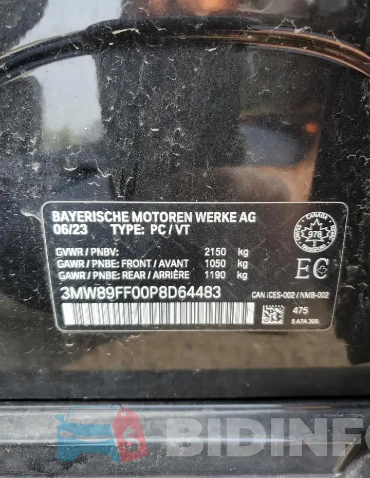 3MW89FF00P8D64483 Photo# 13
