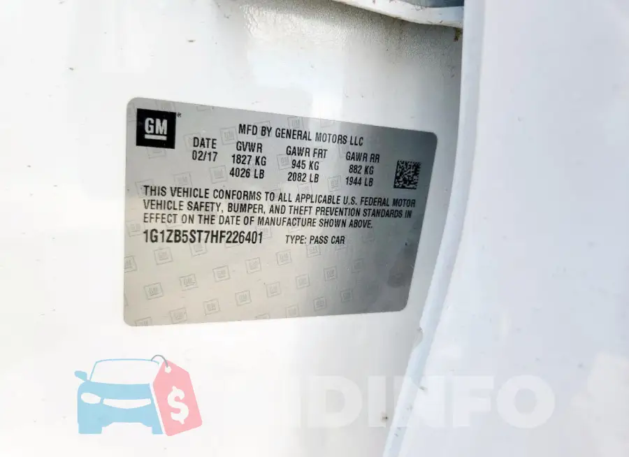 1G1ZB5ST7HF226401 Photo# 12