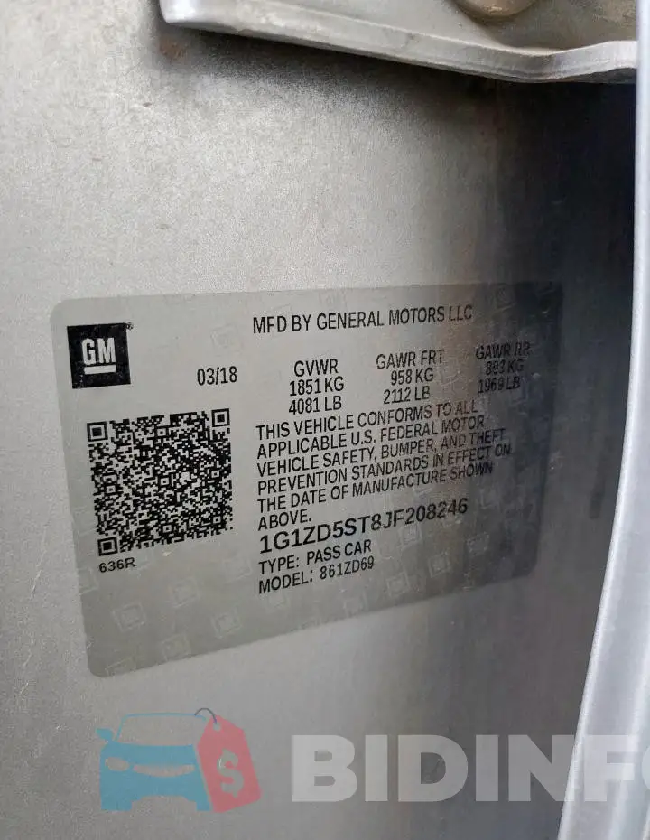 1G1ZD5ST8JF208246 Photo# 12