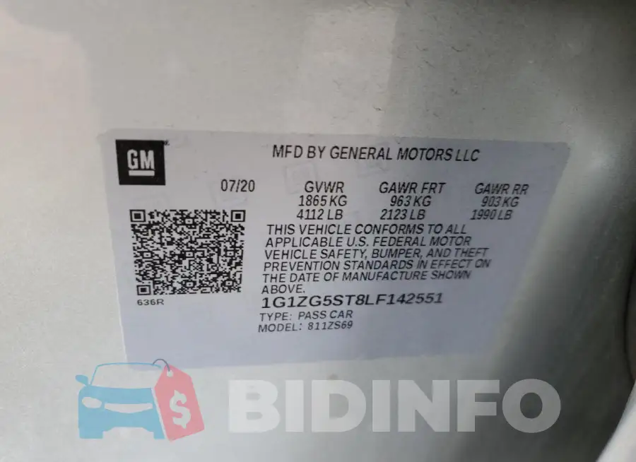 1G1ZG5ST8LF142551 Photo# 12