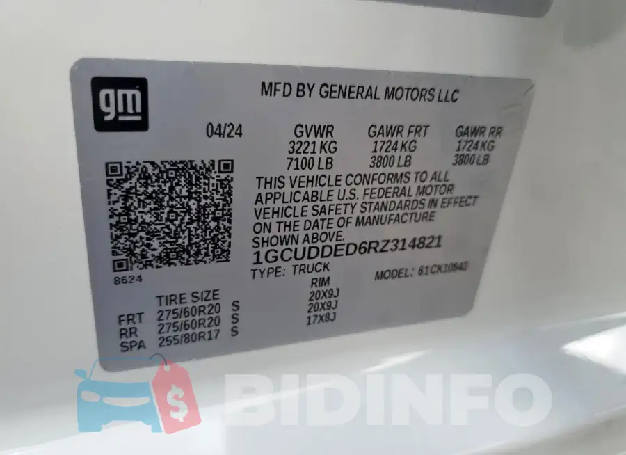 1GCUDDED6RZ314821 Photo# 13