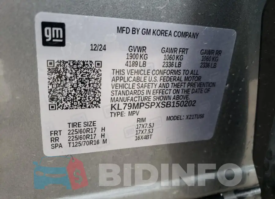 KL79MPSPXSB150202 Photo# 13