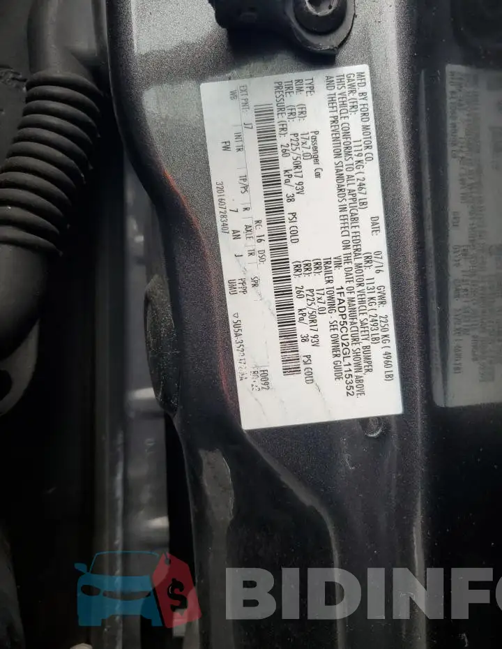 1FADP5CU2GL115352 Photo# 13
