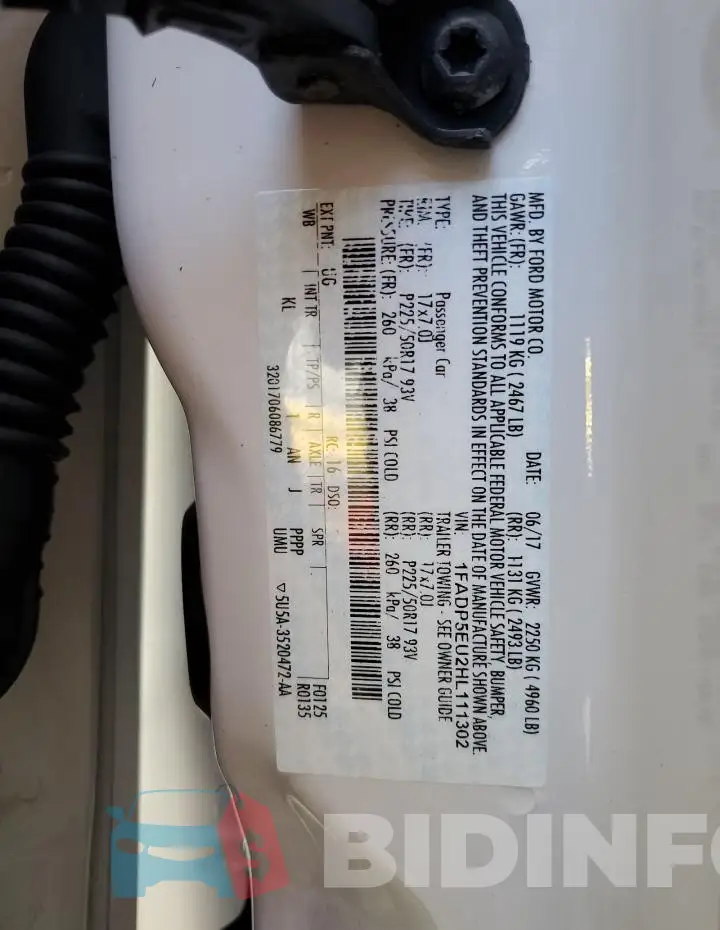 1FADP5EU2HL111302 Photo# 13