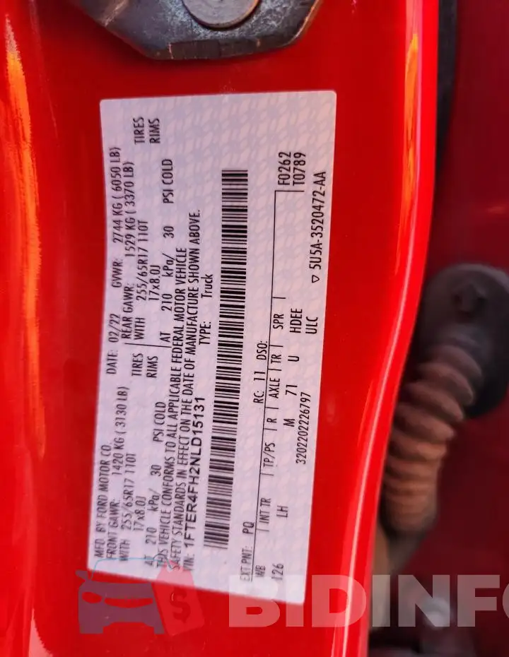 1FTER4FH2NLD15131 Photo# 12