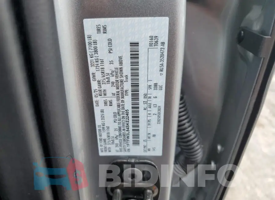 1FTFW3L84SKE22405 Photo# 12