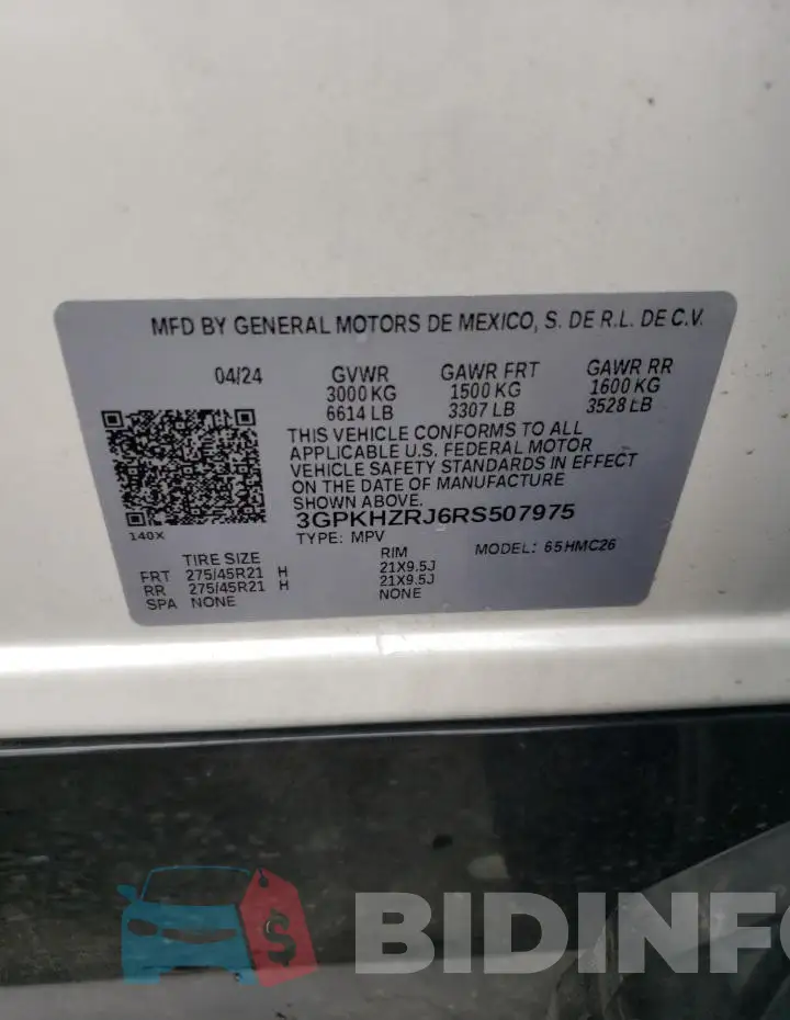 3GPKHZRJ6RS507975 Photo# 13
