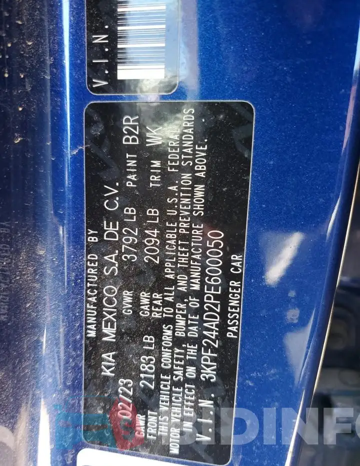 3KPF24AD2PE600050 Photo# 12