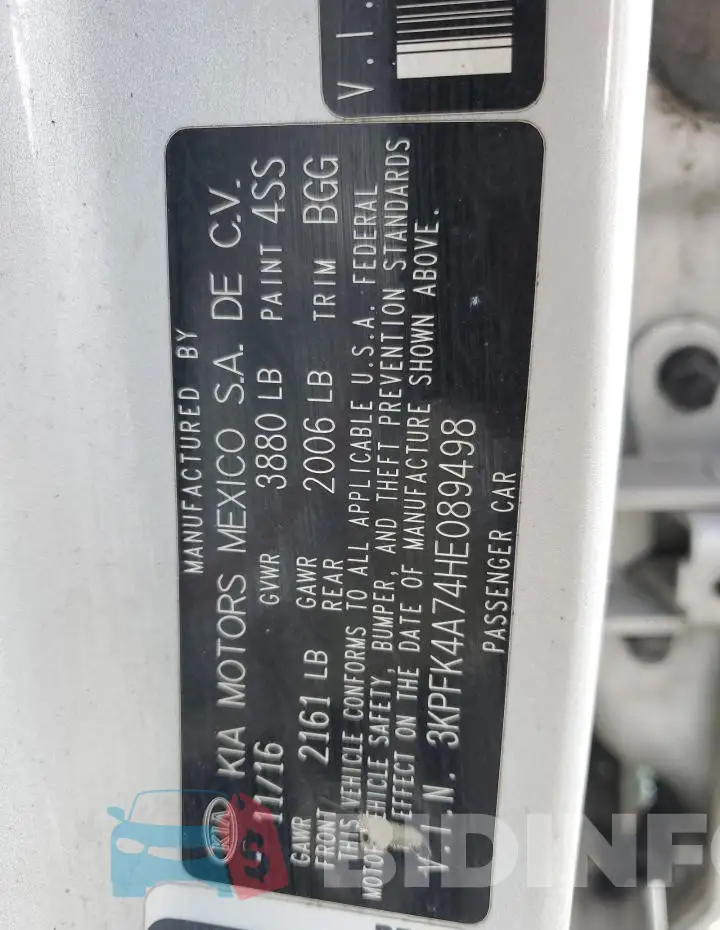 3KPFK4A74HE089498 Photo# 12