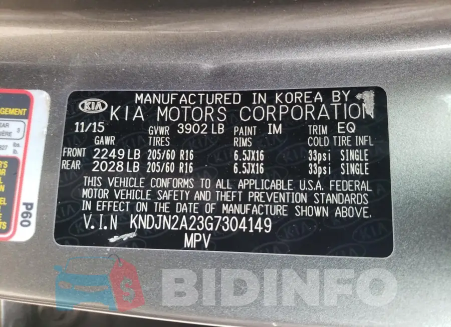 KNDJN2A23G7304149 Photo# 14
