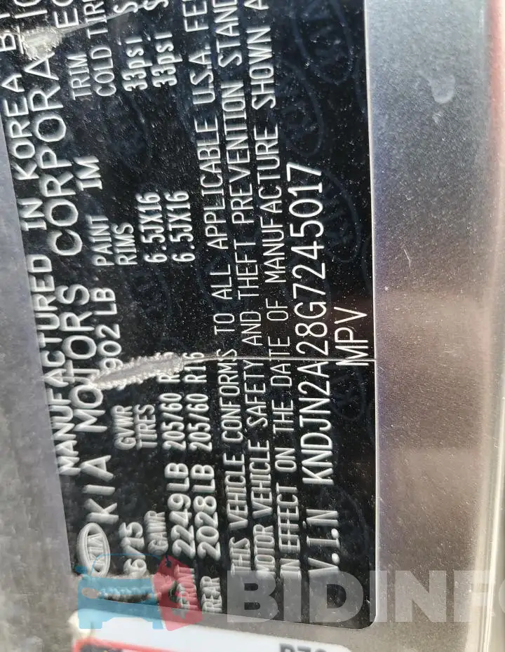 KNDJN2A28G7245017 Photo# 14