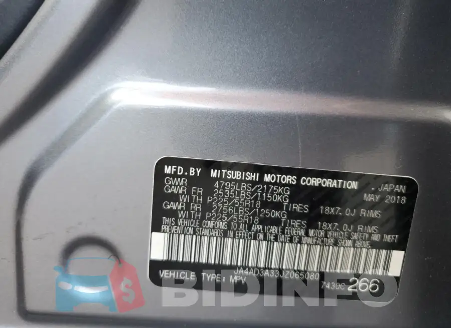 JA4AD3A33JZ065080 Photo# 13