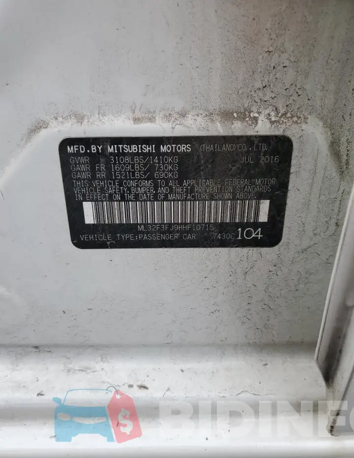 ML32F3FJ9HHF10715 Photo# 12