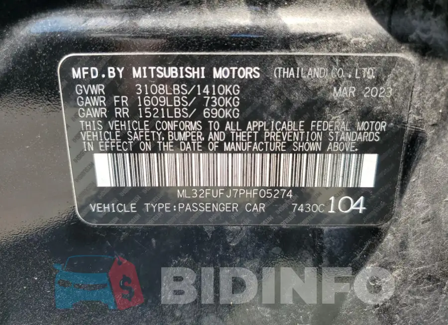 ML32FUFJ7PHF05274 Photo# 12