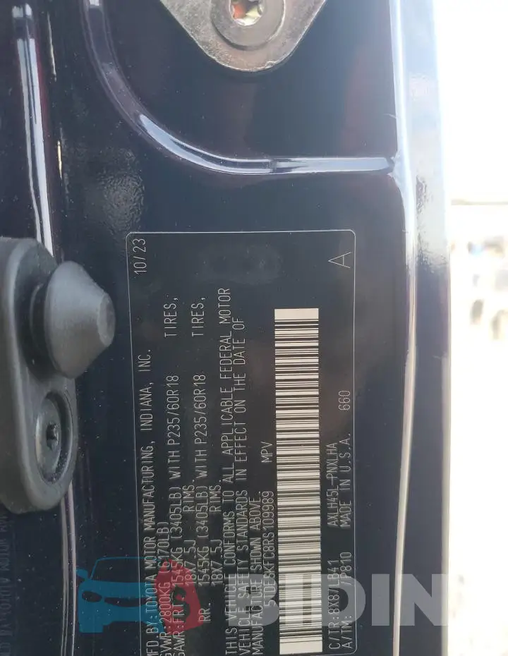 5TDESKFC8RS109989 Photo# 13