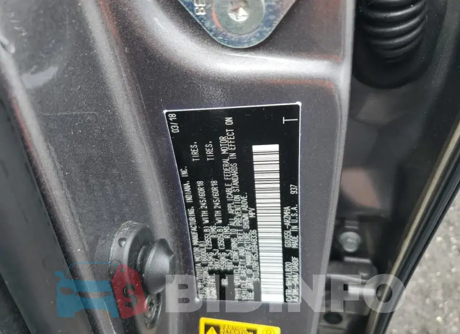 5TDJZRFH5JS848336 Photo# 13