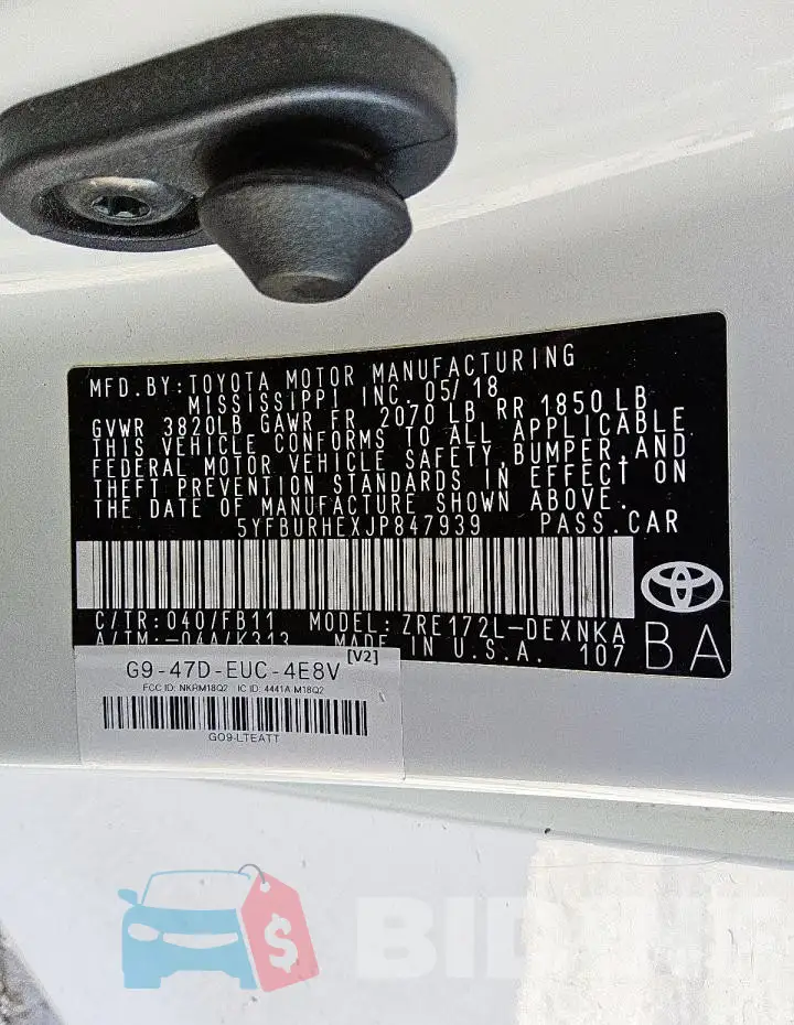5YFBURHEXJP847939 Photo# 12