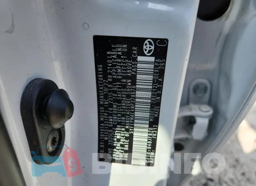 5YFEPMAE4NP378676 Photo# 12