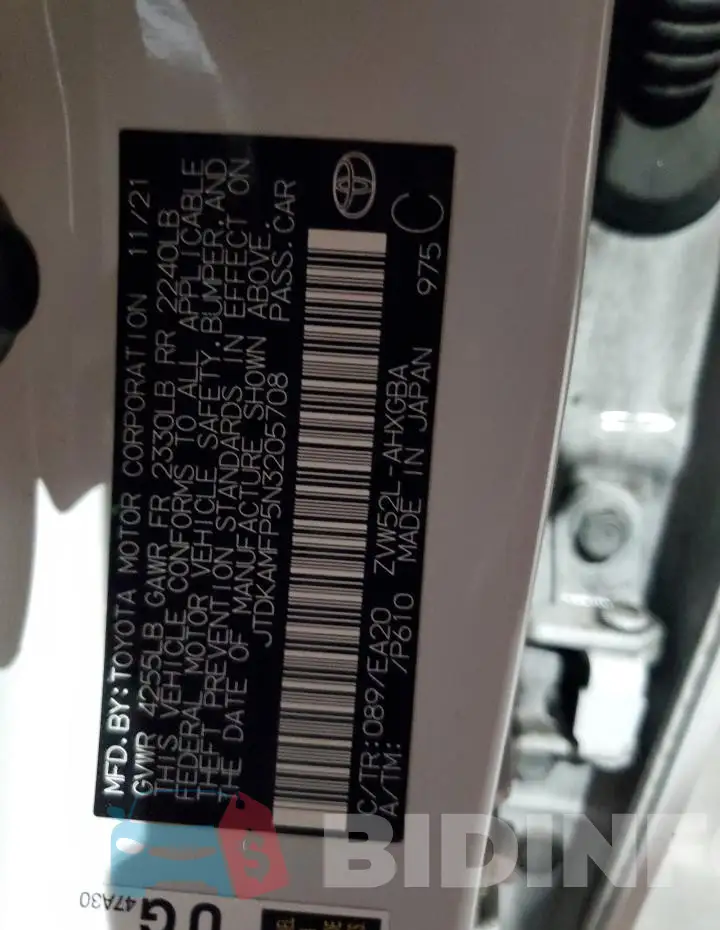 JTDKAMFP5N3205708 Photo# 13