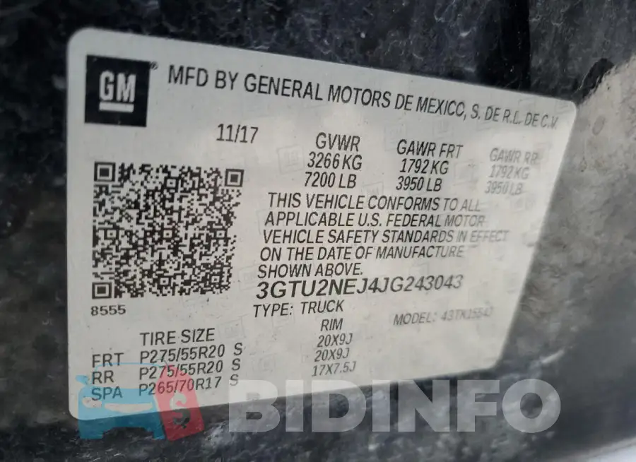3GTU2NEJ4JG243043 Photo# 12