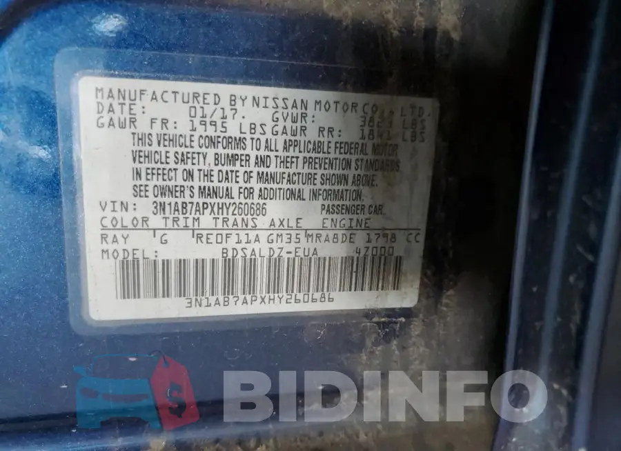 3N1AB7APXHY260686 Photo# 12