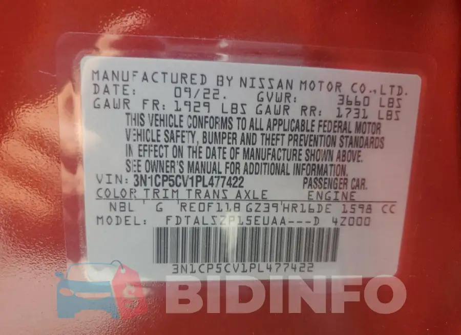 3N1CP5CV1PL477422 Photo# 13