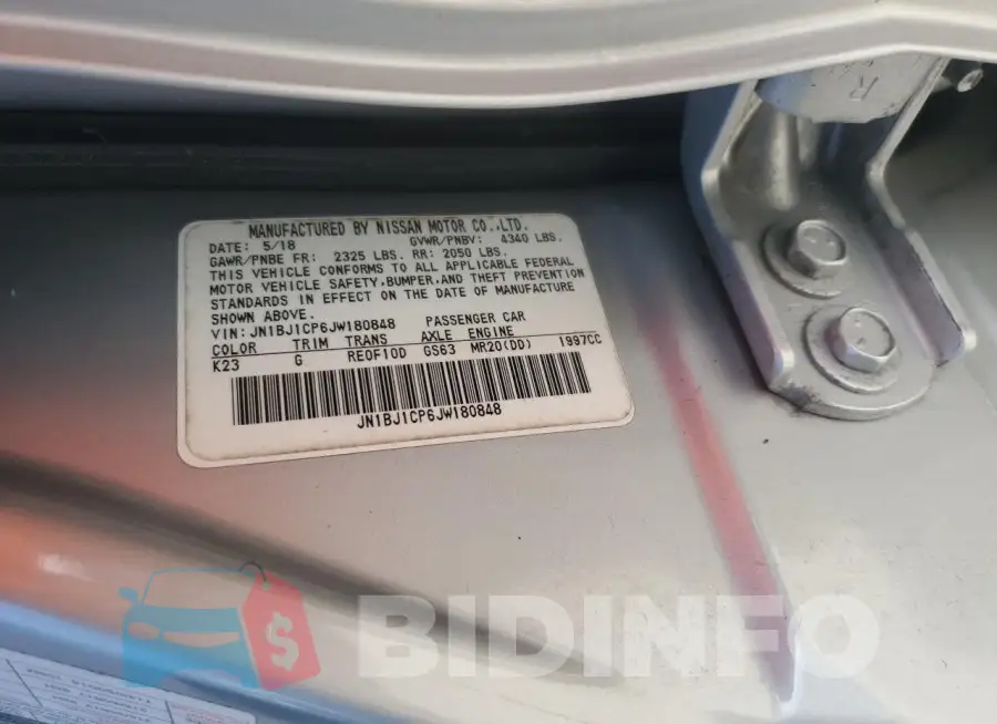 JN1BJ1CP6JW180848 Photo# 13