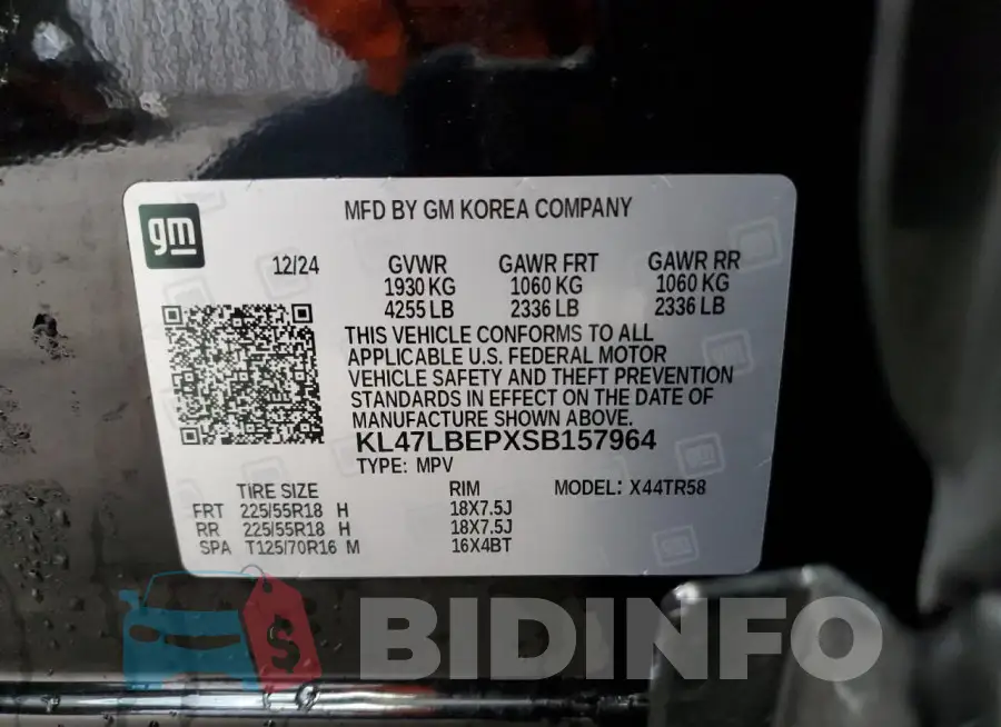 KL47LBEPXSB157964 Photo# 13