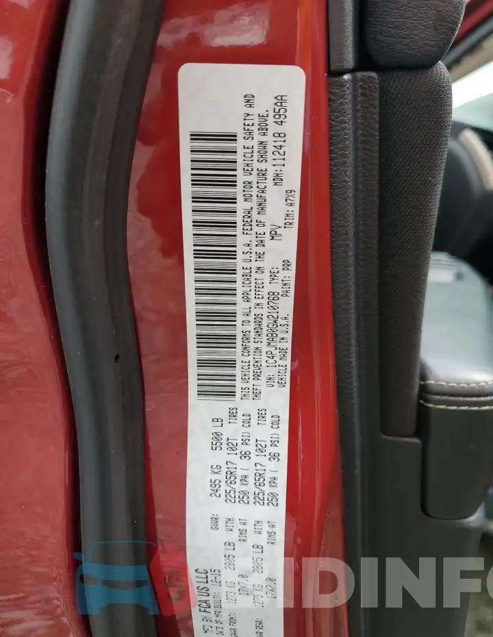 1C4PJMAB0GW210768 Photo# 13