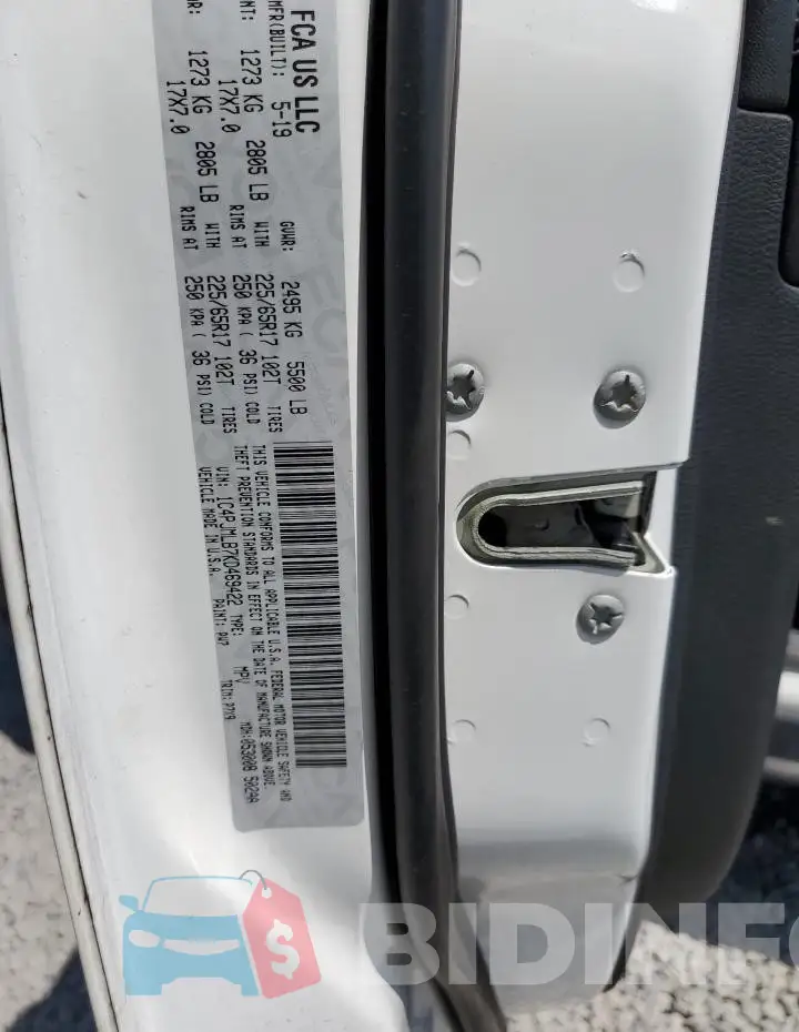 1C4PJMLB7KD469422 Photo# 13