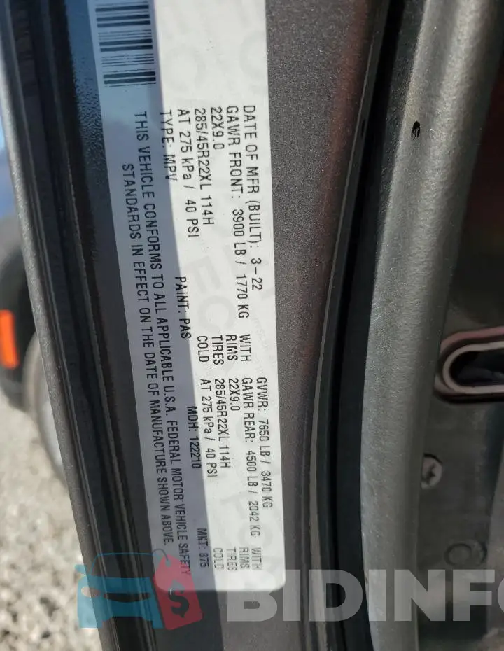 1C4SJVBT3NS124933 Photo# 13
