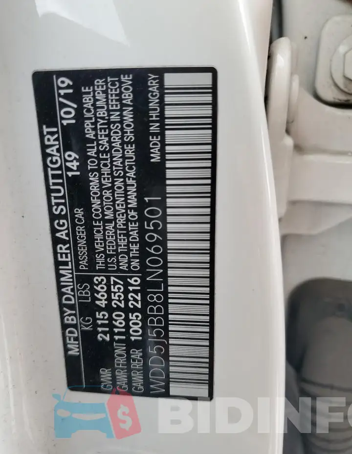 WDD5J5BB8LN069501 Photo# 13